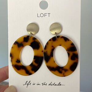 Loft tortoise shell earrings